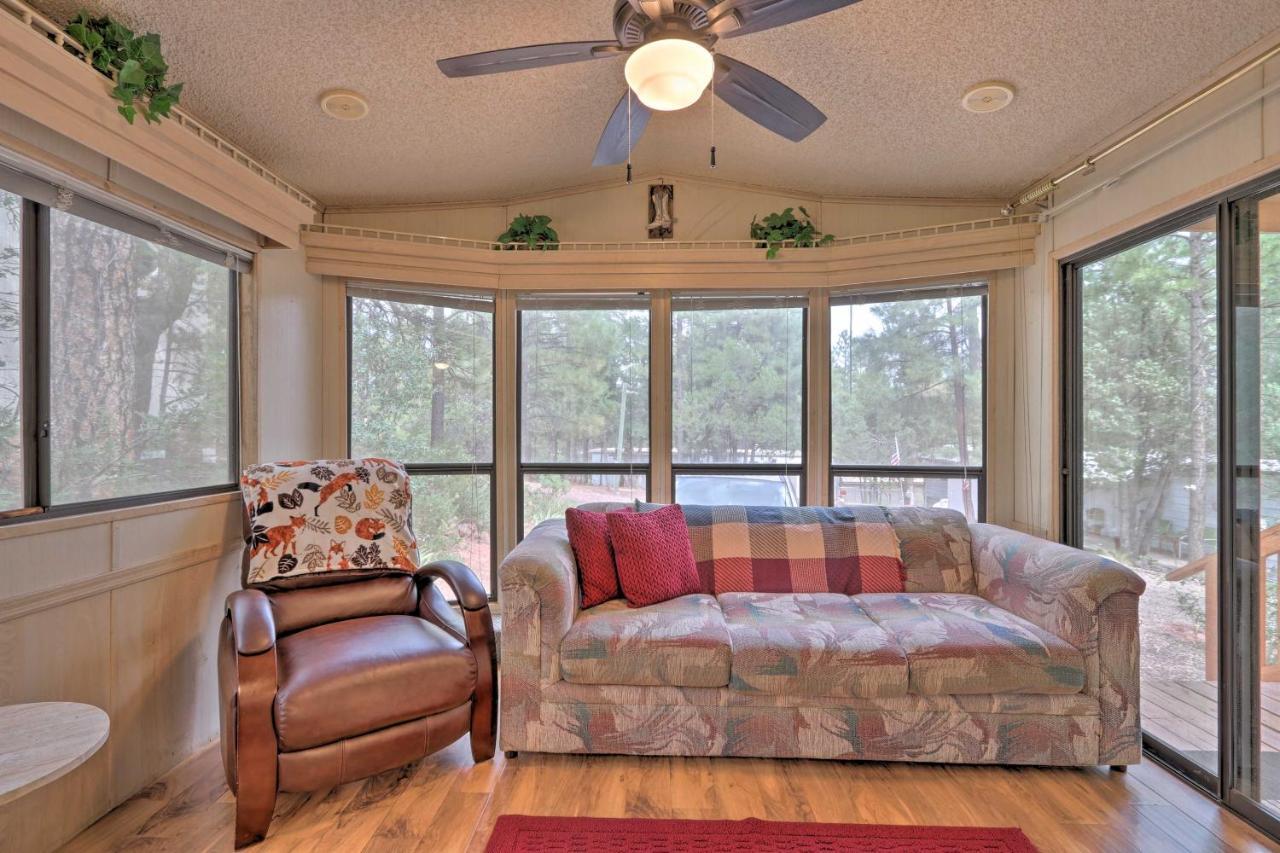 Show Low Home With Deck And Grill - 13 Mi To Hon-Dah! Bagian luar foto